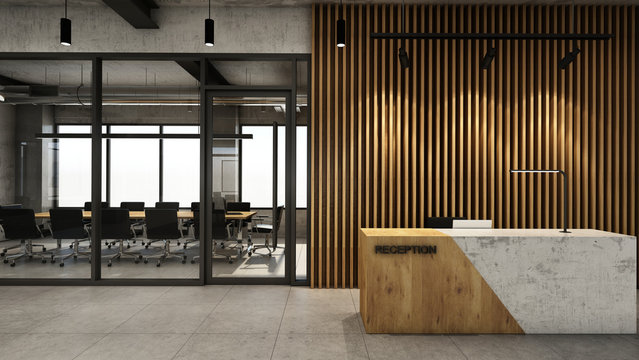Luxury Reception Area with Contemporary Touch